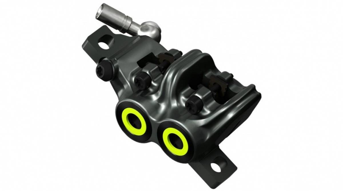 Magura MT7 Kaliper, MT15 Mystic Grey, Yellow Cover
