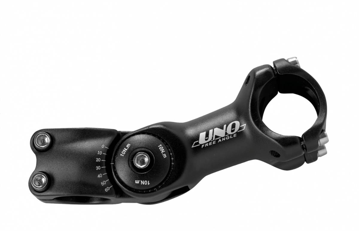Uno justerbar 60 graders 31,8mm Styrestem