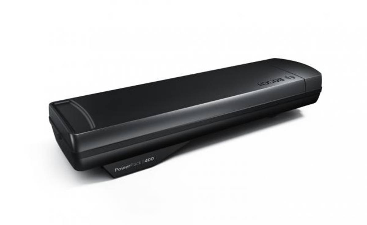 Bosch Classic+ PowerPack 400 Wh,Antrasitt Bagasjemontert Batteri