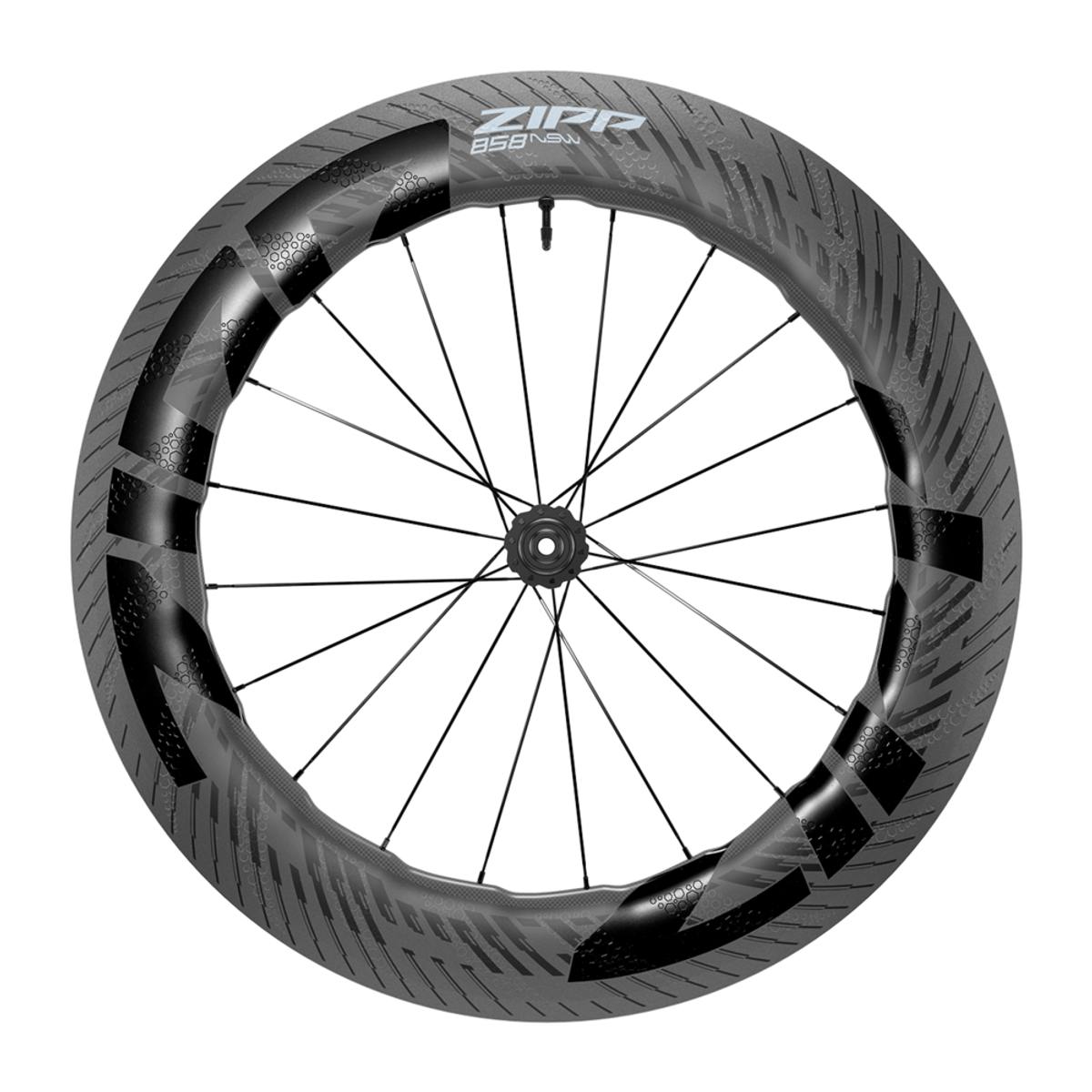 Zipp 858 NSW Carbon TL Disc 12 x 100mm Forhjul