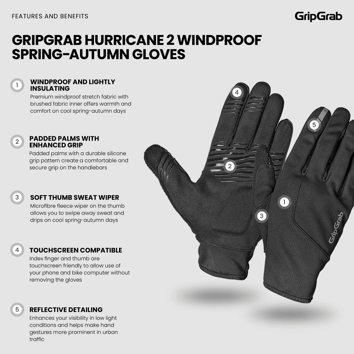 GripGrab Hurricane 2 Hansker