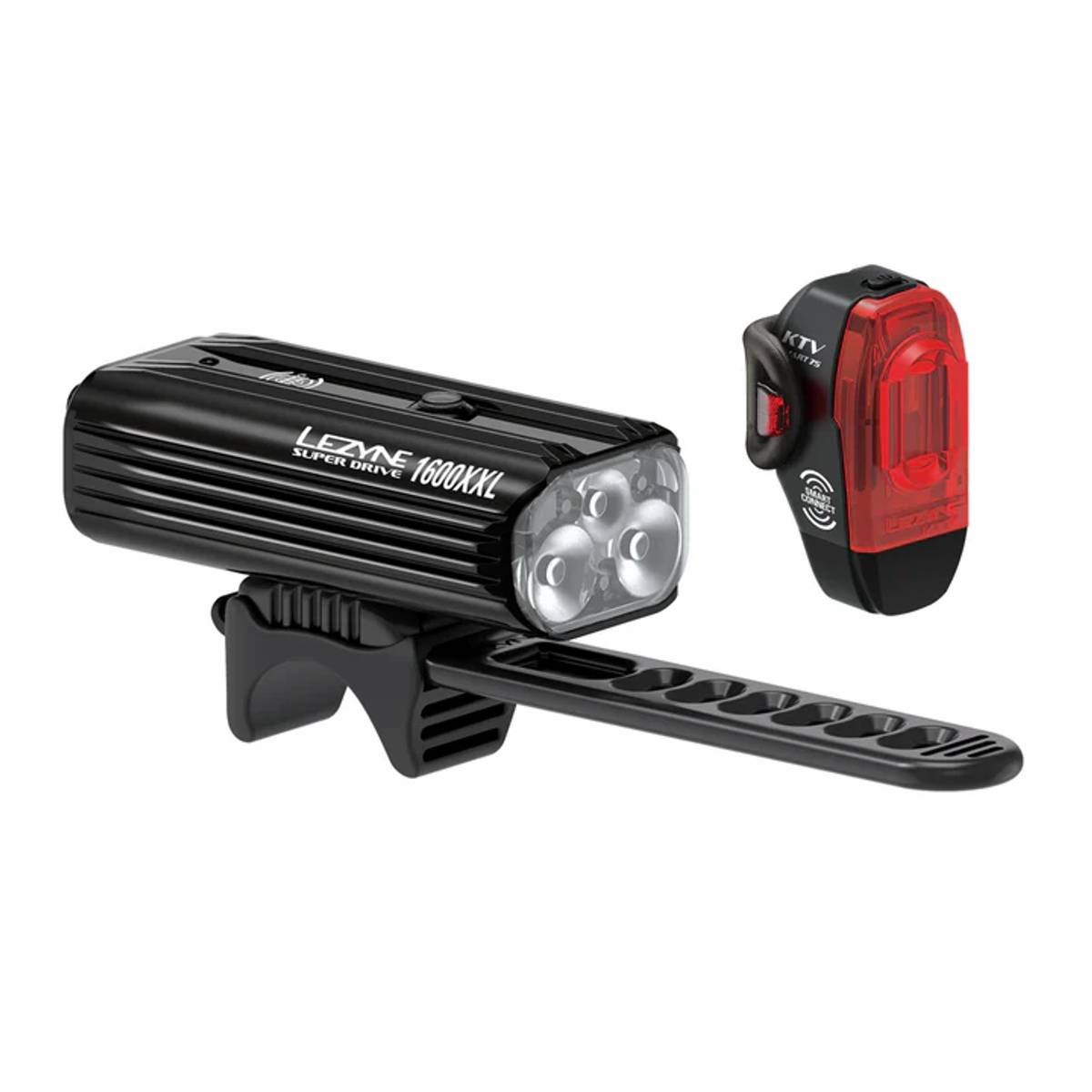 Lezyne Super Drive 1600XXL + KTV Pro Smart Lyssett