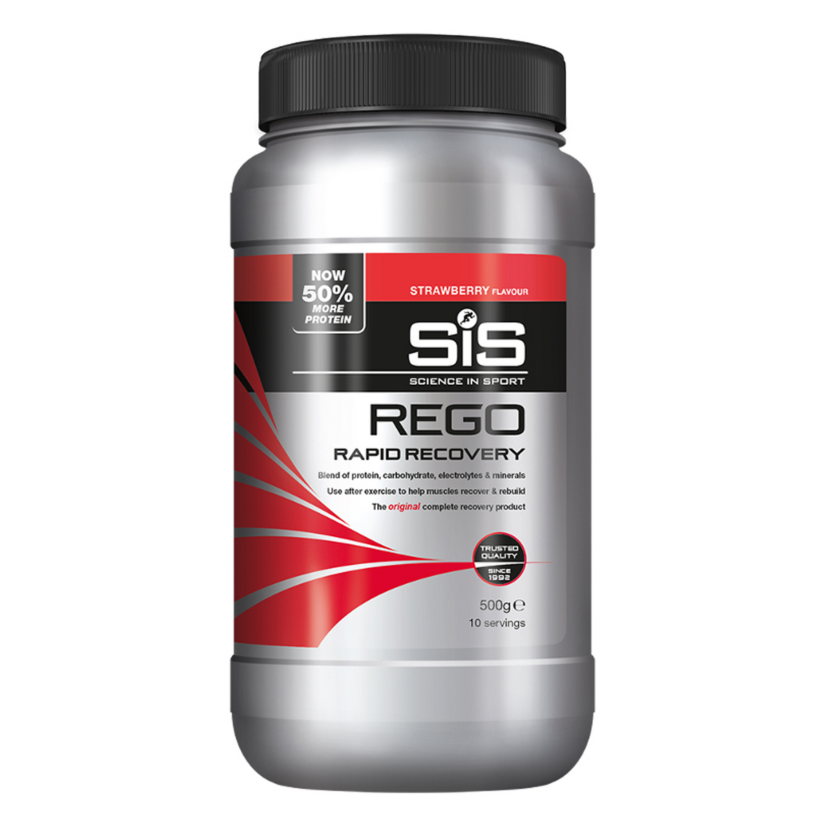 SiS Rego Rapid Recovery Jordbær 500 gram